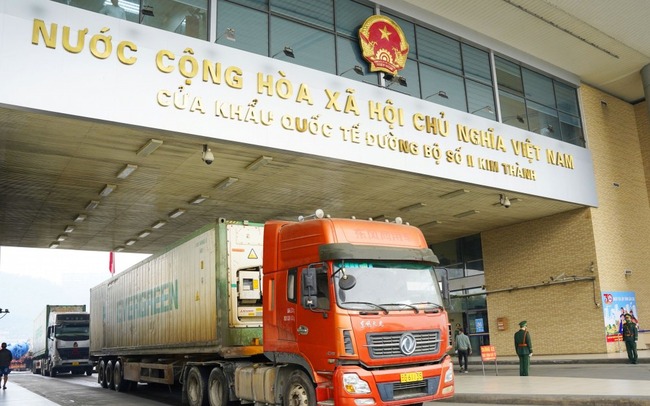 Hoạt động xuất nhập khẩu qua cửa khẩu quốc tế đường bộ số II Kim Thành